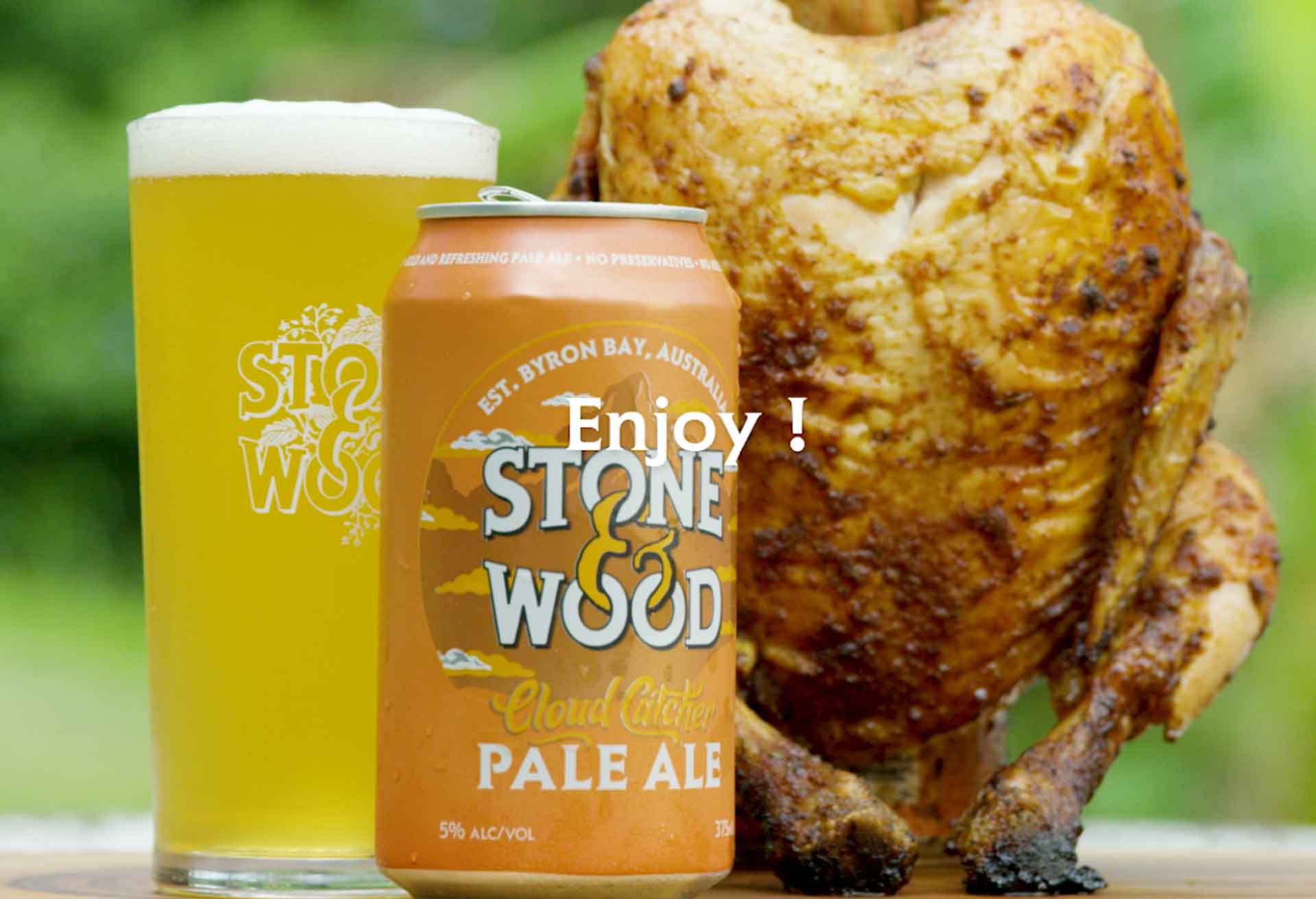 Pale Ale Beer Can Chicken Recipe Stone & Wood Brewing Co