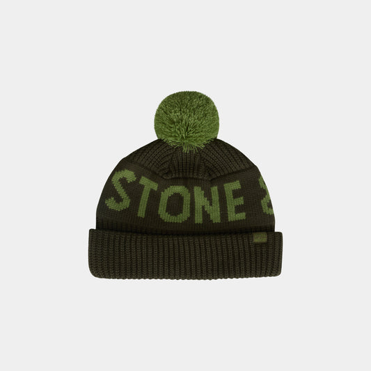 Stone & Wood Pom Pom Beanie