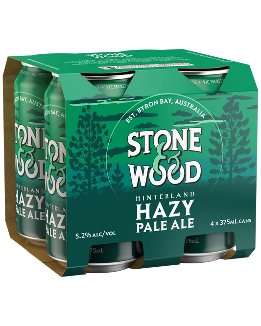 Hinterland Hazy Pale Ale 4 Pack Cans