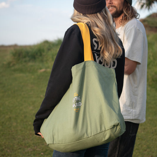Stone & Wood Market Bag in Green