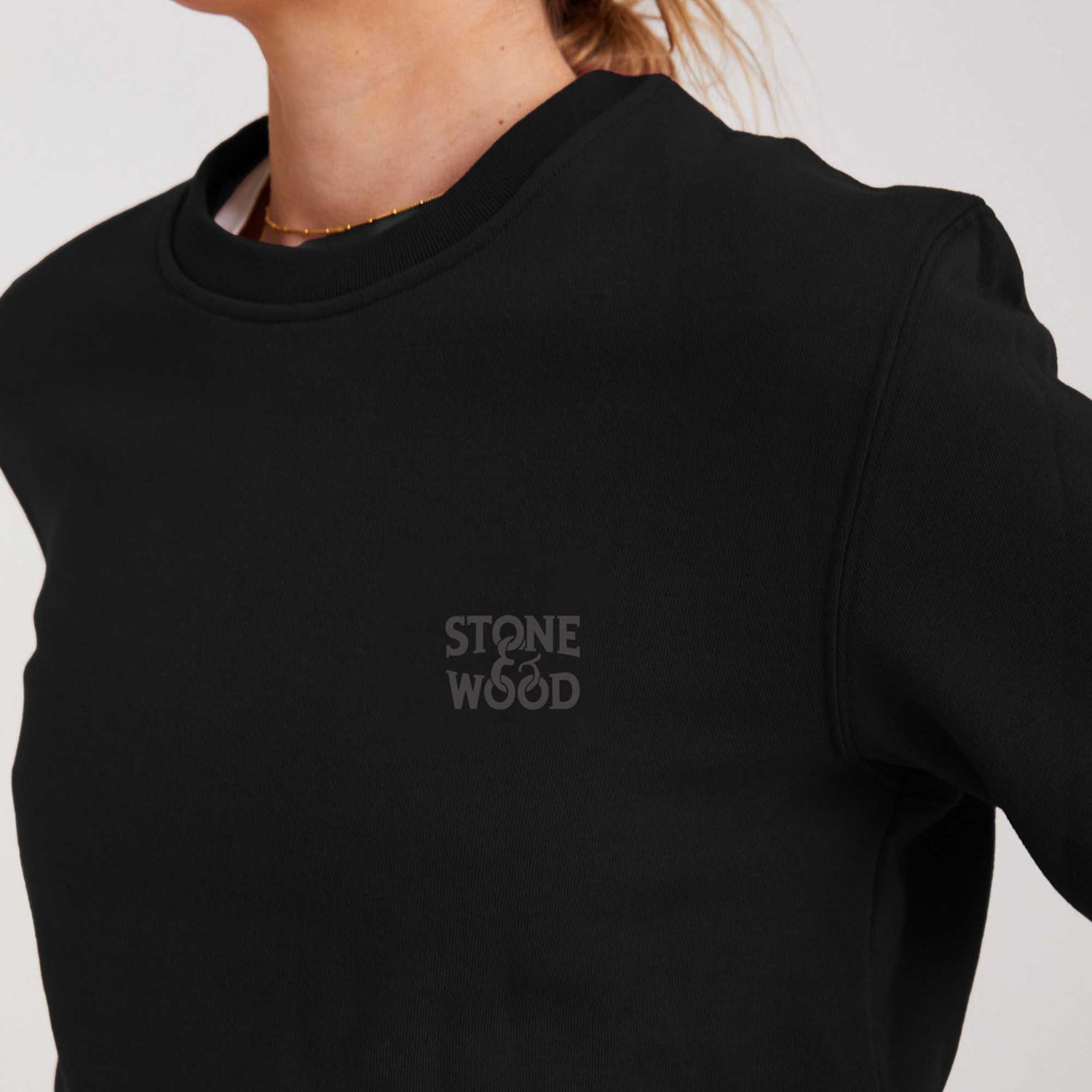 Stone & Wood Jumper in Black